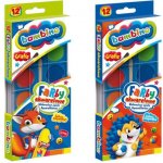 Bambino vodové barvy 28 mm + štětec 12 barevy – Hledejceny.cz