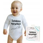 New Baby Body s potiskem Tatínkova nejrychlejší – Hledejceny.cz