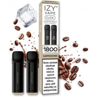 Izy Vape Izy Click Cappucino 2x2ml – Zboží Dáma