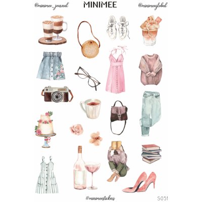 Samolepky MINIMEE - Lady 2 – Zboží Živě