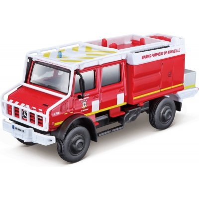 Bburago MERCEDES-BENZ UNIMOG U5000 HASIČI – Zboží Dáma