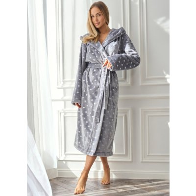 L&L dámský župan 2551 Amira Šedá – Zboží Dáma