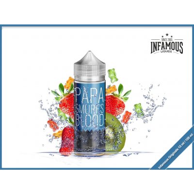 Infamous Originals Papa Smurf´s Blood Shake & Vape 12 ml – Zbozi.Blesk.cz