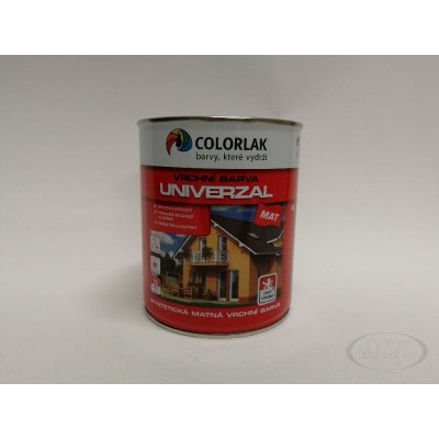 Colorlak Univerzal 0,6 l Černá matný – Zboží Mobilmania