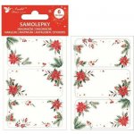 Anděl Samolepící jmenovky na dárky - Poinsettie - 8 x 12 cm- 10735 – Hledejceny.cz