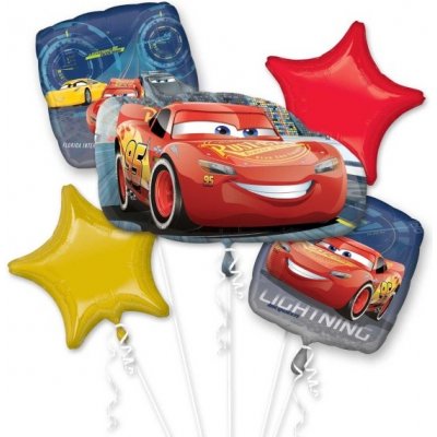 Amscan BALÓNKOVÝ BUKET Cars3 Blesk McQueen – Zbozi.Blesk.cz