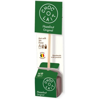 Choc o Lait Horká čokoláda HAZELNUT čokoláda do mléka 33 g – Zboží Dáma