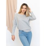 dámská mikina světle šedý melír – Sleviste.cz