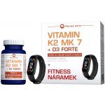 Pharma Activ Vitamín K2 MK 7+ D3 Forte 125 tablet 88 g + Fitness náramek – Hledejceny.cz