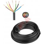 kabeláž kabel 7 žilový 6 x 1 mm + 1,5 mm - gumový plášť – Hledejceny.cz