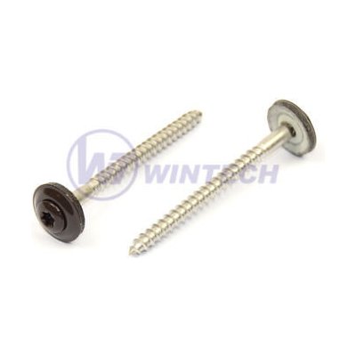 Klemp.šroub + EPDM, RAL 8019 4,5 x 25 A2 / balení 200 ks – Hledejceny.cz