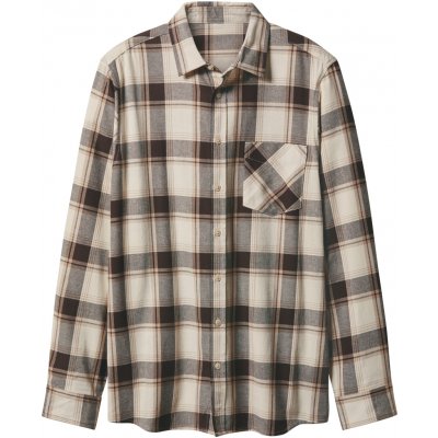 esmara Men pánská flanelová košile kostka/hnědá/béžová – Zboží Dáma