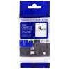 Barvící pásky PRINTLINE kompatibilní páska s Brother TZE-921, 9mm, černý tisk/stříbrný podklad PLTB89, TZE921