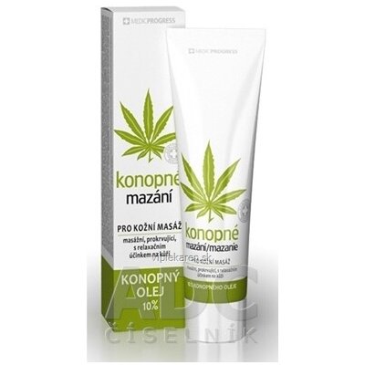 MedicProgress konopné mazání 10% konopného oleje 250 ml – Hledejceny.cz