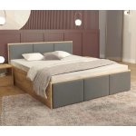 DobreSny Panama T se zvedacím dřevěným roštem DUB ŠEDÁ – Sleviste.cz