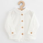 Kojenecká mušelínová košile New Baby Soft dress béžová – Zboží Dáma