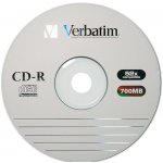 Verbatim CD-R 700MB 52x, Printable, spindle, 25ks (43439) – Zboží Živě