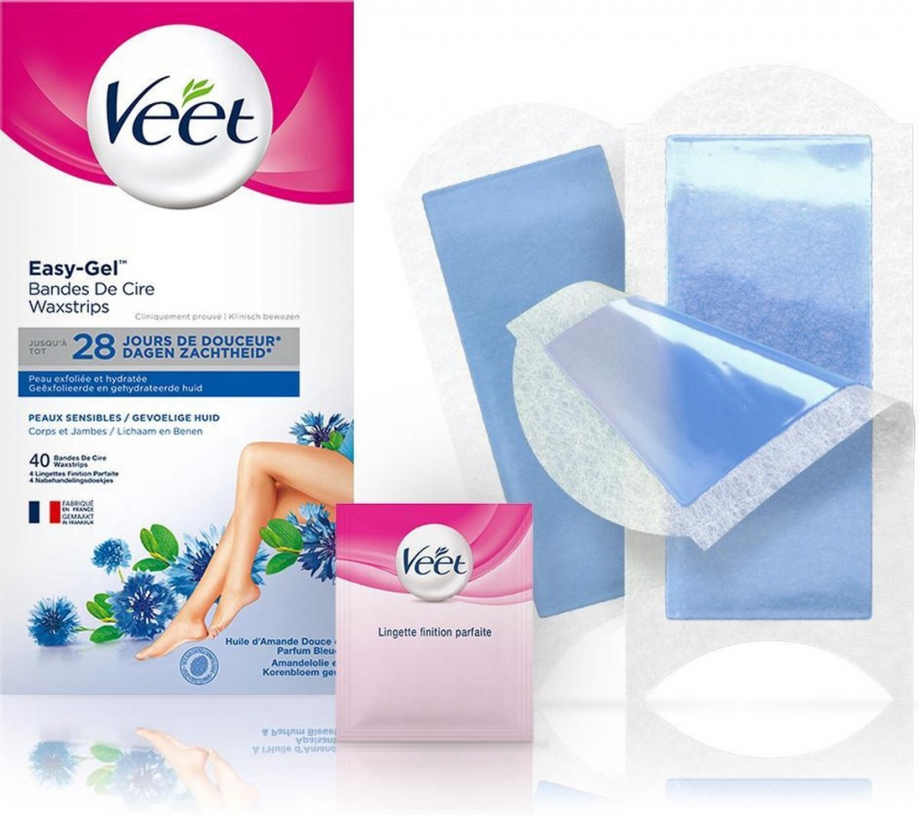 Veet voskové pásky pro citlivou pokožku 40 ks od 150 Kč - Heureka.cz