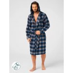 Pánský župan KEY 431 jeans-kostkovaný vzor – Zbozi.Blesk.cz