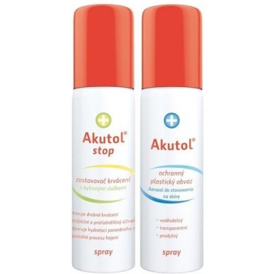 Akutol spray a Akutol Stop spray duopack 2 x 60 ml – Zboží Mobilmania