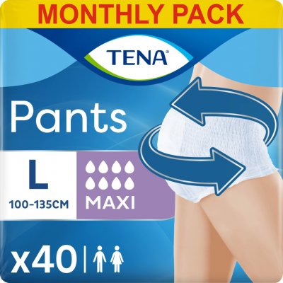 TENA Pants plenkové kalhotky pro dospělé L 10 ks – Hledejceny.cz