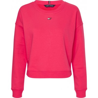 Tommy Hilfiger Regular C-NK sweatshirt pink splendor – Zboží Mobilmania