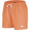 Pánské kraťasy a šortky Nike pánské šortky Men short Woven Flow Yellow Orange oranžová