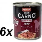 Animonda Gran Carno Adult Plus hovězí & srdce 6 x 0,8 kg – Hledejceny.cz