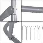 SPRINGOS SG0010 Fotbalová branka s terčem 240x170x85 cm – Zboží Dáma