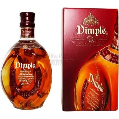 Dimple 15y 43% 1 l (holá láhev) – Hledejceny.cz