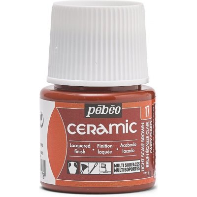 Pébéo Barva na keramiku Ceramic 45 ml 17 Light Scale Brown – Zbozi.Blesk.cz