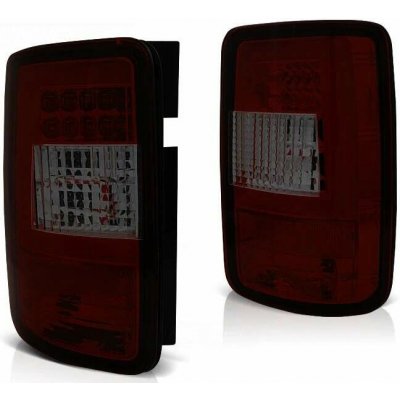 Zadní světlomety, světla, lampy VW Caddy, 2003-2014, LED BAR, červené, kouřové – Hledejceny.cz