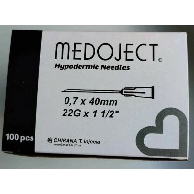 Luer Jehly 0.70x40 mm černá 100 ks CH22112 – Zboží Dáma