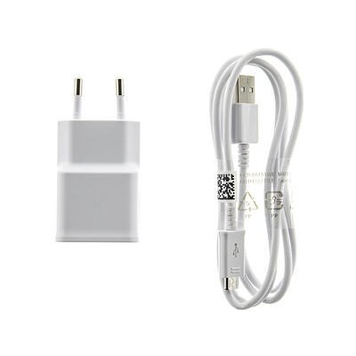 EP-TA50EWE + ECB-DU4AWE Samsung 8W Cestovní nabíječka + microUSB Datový Kabel White (OOB Bulk)