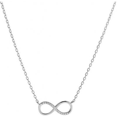 AGAIN Jewelry Stříbrný náhrdelník Nekonečno AJNA0027 (Ag925/1000, 2,27 g) – Zboží Dáma