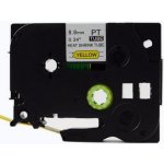 Kompatibilní páska s Brother HSe-621 8,8mm x 1,5m, černý tisk / žlutý podklad – Zboží Živě