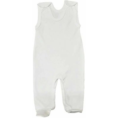 Kojenecké bavlněné dupačky bílá – Zboží Mobilmania