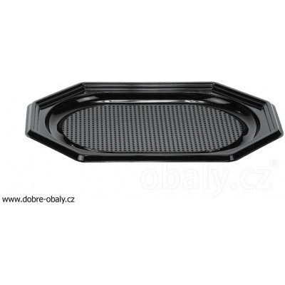 Wimex 74935 Podnos rPET oválný černý 35 x 24,7 cm – Hledejceny.cz