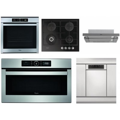 Set Whirlpool ABSOLUTE AKZM 8480 IX + GOFL 629/NB + AKR 749/1 IX + ABSOLUTE AMW 730 IX + WSBO 3O34 PF X