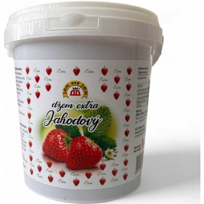 JAM and JAM Jahodový džem extra 1kg – Zboží Dáma