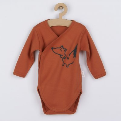 Kojenecké bavlněné body s bočním zapínáním Nicol Fox Club oranžové Kojenecké bavlněné body s bočním zapínáním Nicol Fox Club oranžové – Zbozi.Blesk.cz