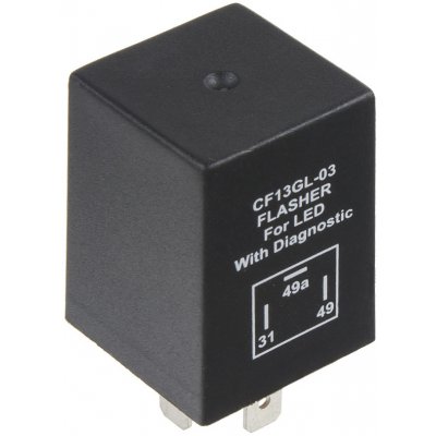 přerušovač blinkrů LED, 12V, 1-10A pro evropské vozy – Hledejceny.cz