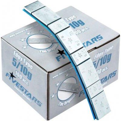 Fivestars 01-02-37, Lepicí ocelové závaží kulaté pro alu disky 5g 100ks – Sleviste.cz