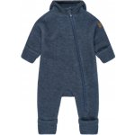 Mikk Line kojenecký vlněný merino overal Melange Offwhite – Zboží Mobilmania