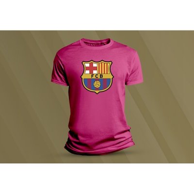 Sandratex dětské bavlněné tričko Barcelona. fuchsia – Zboží Dáma