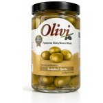 Nikolopoulos Olivi zelené olivy plněné česnekem n.w. 200 g – Zboží Dáma