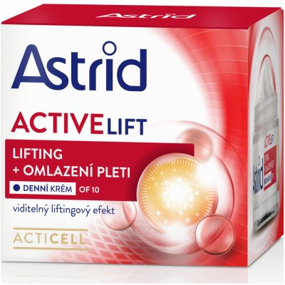 Astrid Active Lift liftingový omlazující denní krém SPF 10 50 ml – Zboží Mobilmania