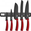 Sada nožů berlingerhaus BH-2534 Sada nožů s magnetickým držákem Burgundy Metallic Line 6 ks