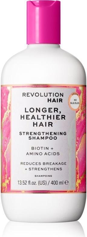 Revolution Haircare Longer Healthier posilující a revitalizující šampon pro dlouhé vlasy 400 ml