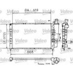 Chladič, chlazení motoru VALEO 810938 3276428109381